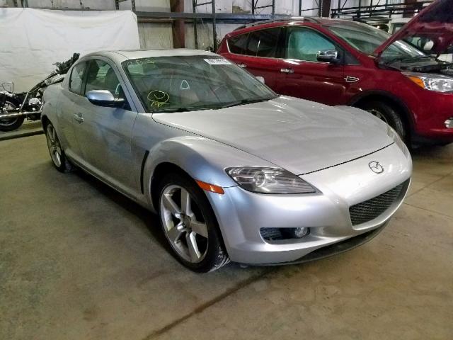 JM1FE173440106958 - 2004 MAZDA RX8 SILVER photo 1