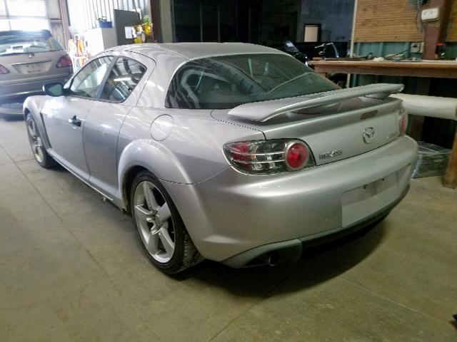 JM1FE173440106958 - 2004 MAZDA RX8 SILVER photo 3