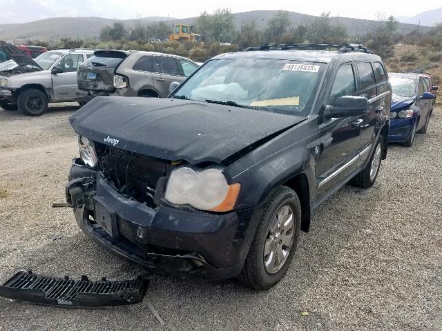 1J8HR58P09C502454 - 2009 JEEP GRAND CHER BLACK photo 2