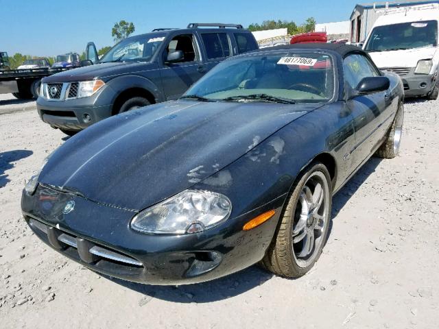 SAJGX2243WC023027 - 1998 JAGUAR XK8 BLACK photo 2