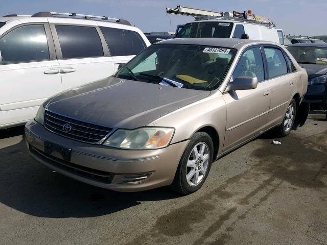 4T1BF28B93U334402 - 2003 TOYOTA AVALON XL TAN photo 2