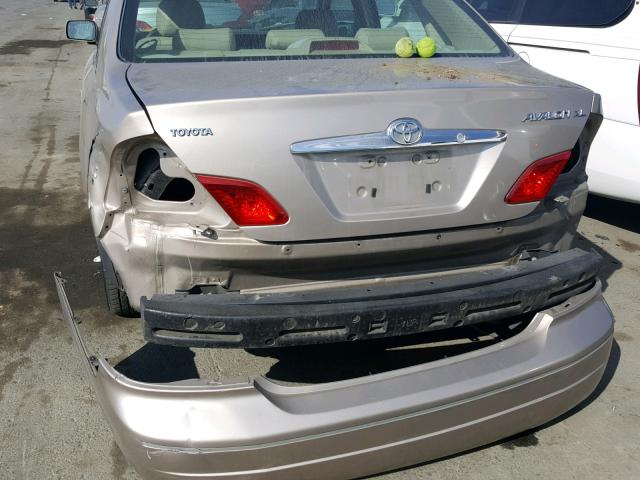 4T1BF28B93U334402 - 2003 TOYOTA AVALON XL TAN photo 9