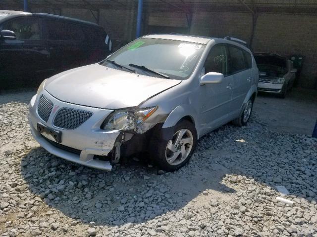 5Y2SL63825Z404599 - 2005 PONTIAC VIBE SILVER photo 2