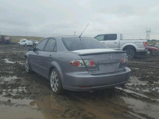 1YVHP80D865M34656 - 2006 MAZDA 6 S GRAY photo 3