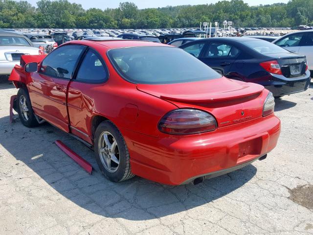 1G2WP12K11F139468 - 2001 PONTIAC GRAND PRIX RED photo 3