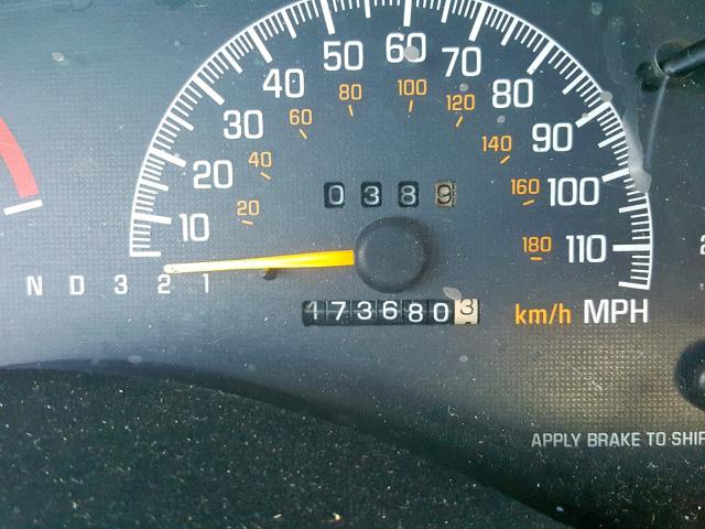 1G2WP12K11F139468 - 2001 PONTIAC GRAND PRIX RED photo 8