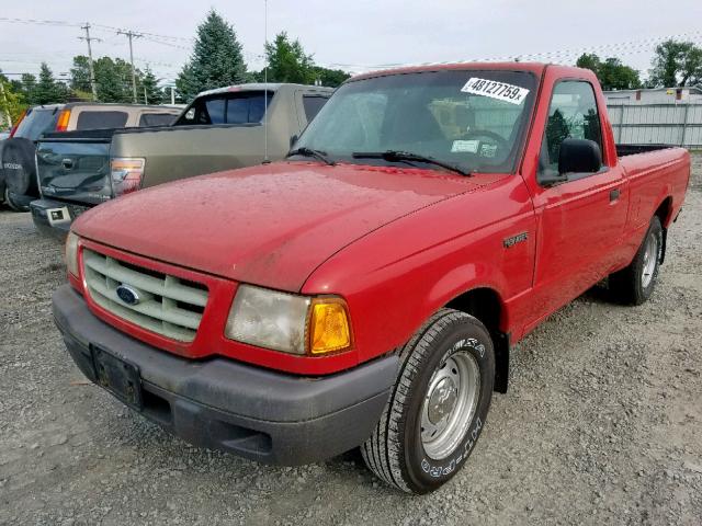 1FTYR10U31TA00771 - 2001 FORD RANGER RED photo 2