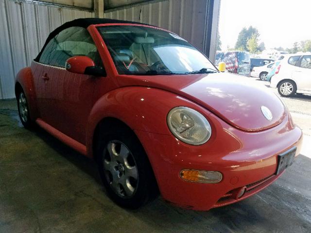 3VWCK21Y43M321402 - 2003 VOLKSWAGEN NEW BEETLE ნარინჯისფერი ფოტო 1