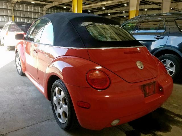 3VWCK21Y43M321402 - 2003 VOLKSWAGEN NEW BEETLE ნარინჯისფერი ფოტო 3