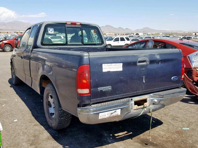 1FTZX1722XKA70226 - 1999 FORD F150 BLUE photo 3