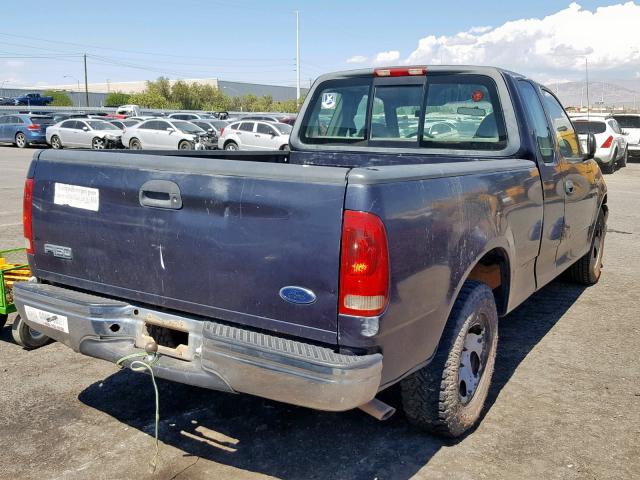 1FTZX1722XKA70226 - 1999 FORD F150 BLUE photo 4