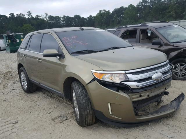 2FMDK3KC6DBA64788 - 2013 FORD EDGE LIMIT GREEN photo 1