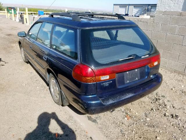 4S3BK6354S6317602 - 1995 SUBARU LEGACY L BLUE photo 3