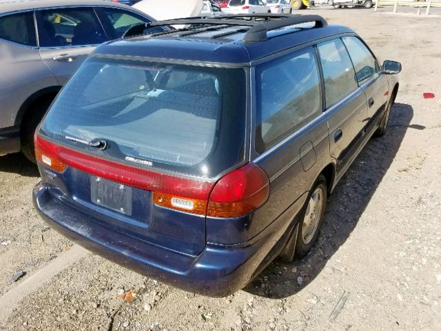 4S3BK6354S6317602 - 1995 SUBARU LEGACY L BLUE photo 4