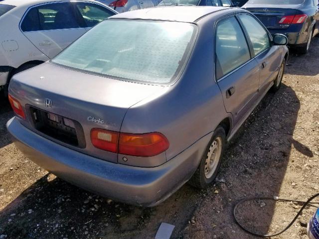 1HGEG8545RL047713 - 1994 HONDA CIVIC DX GRAY photo 4