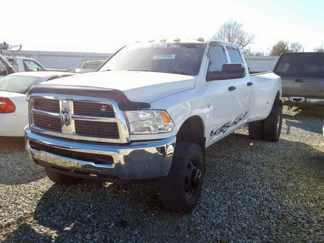 3C63DRGL1CG282808 - 2012 DODGE RAM 3500 S WHITE photo 2