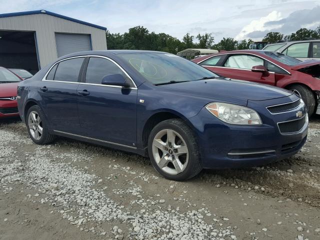 1G1ZH57BX84305667 - 2008 CHEVROLET MALIBU 1LT BLUE photo 1