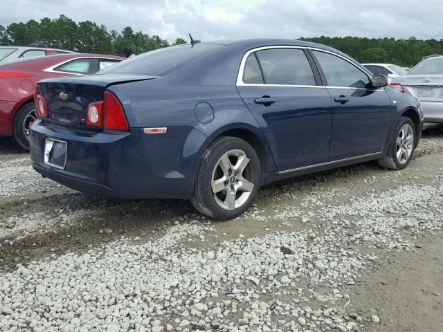 1G1ZH57BX84305667 - 2008 CHEVROLET MALIBU 1LT BLUE photo 4