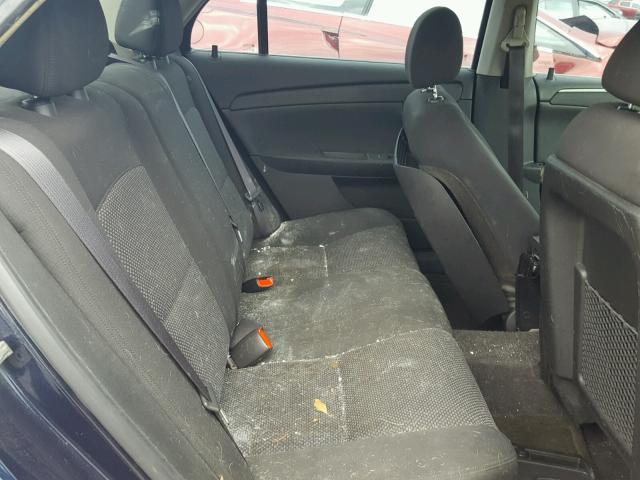 1G1ZH57BX84305667 - 2008 CHEVROLET MALIBU 1LT BLUE photo 6