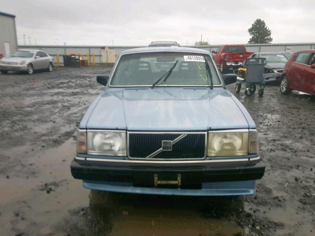 YV1AX8857J1807555 - 1988 VOLVO 245 DL BLUE photo 9