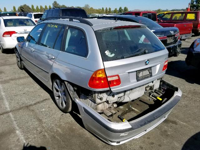 WBAAX13423PJ00209 - 2003 BMW 325 IT GRAY photo 3