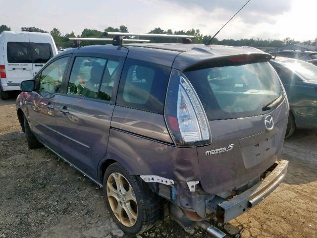 JM1CR29L690358065 - 2009 MAZDA 5 GRAY photo 3