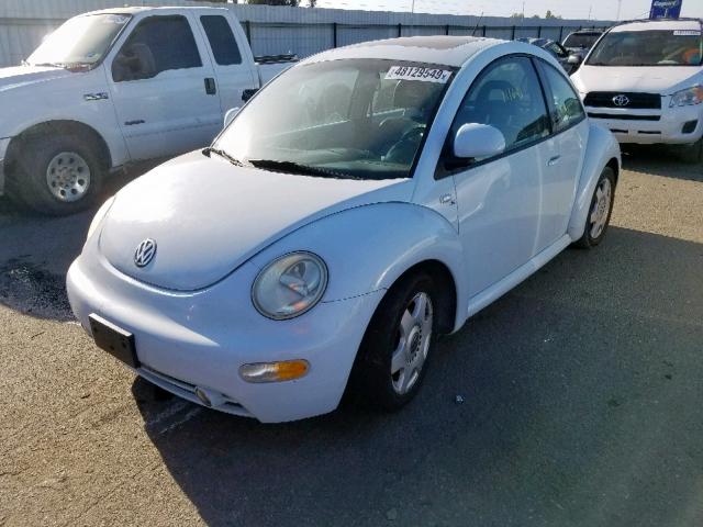 3VWCD21C4YM489238 - 2000 VOLKSWAGEN NEW BEETLE ლურჯი ფოტო 2