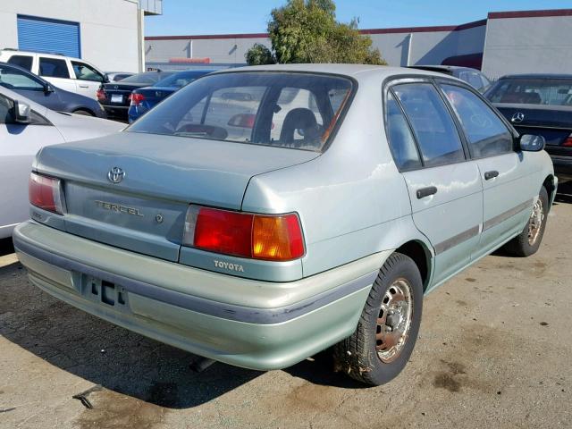 JT2EL43A6M0060307 - 1991 TOYOTA TERCEL DEL BLUE photo 4