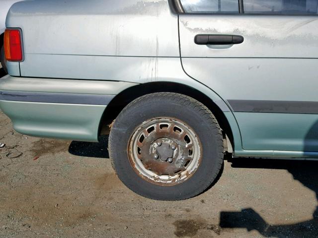 JT2EL43A6M0060307 - 1991 TOYOTA TERCEL DEL BLUE photo 9