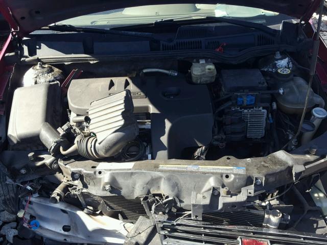 1G8AJ55F17Z171240 - 2007 SATURN ION LEVEL BURGUNDY photo 7