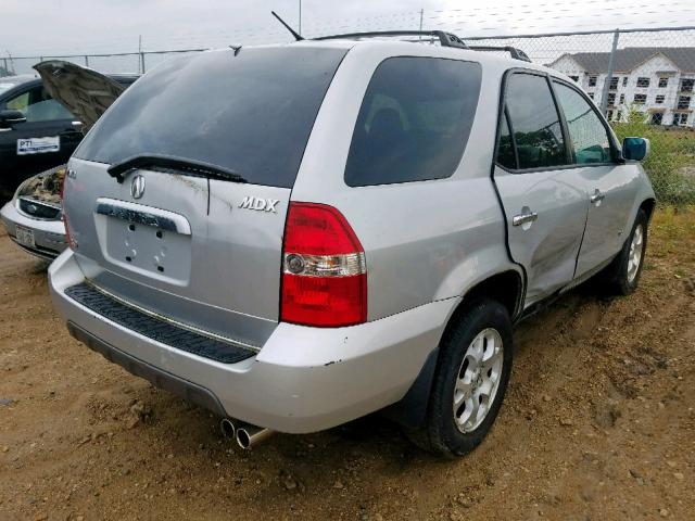 2HNYD18642H543124 - 2002 ACURA MDX TOURIN SILVER photo 4