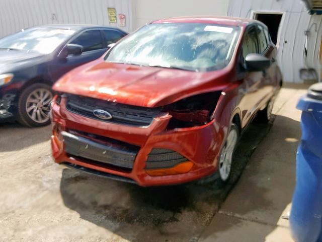 1FMCU0F76GUC07075 - 2016 FORD ESCAPE S MAROON photo 2