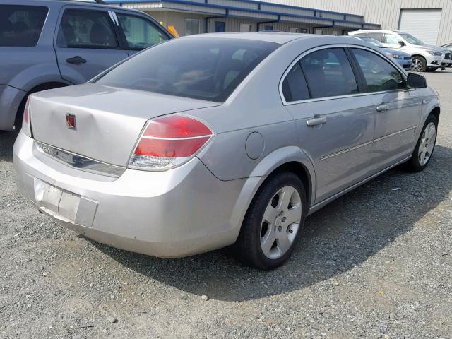 1G8ZS57N17F136865 - 2007 SATURN AURA XE SILVER photo 4