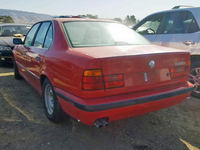 WBAHD6327SGK58210 - 1995 BMW 525 I AUTO RED photo 3
