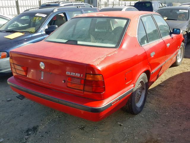 WBAHD6327SGK58210 - 1995 BMW 525 I AUTO RED photo 4