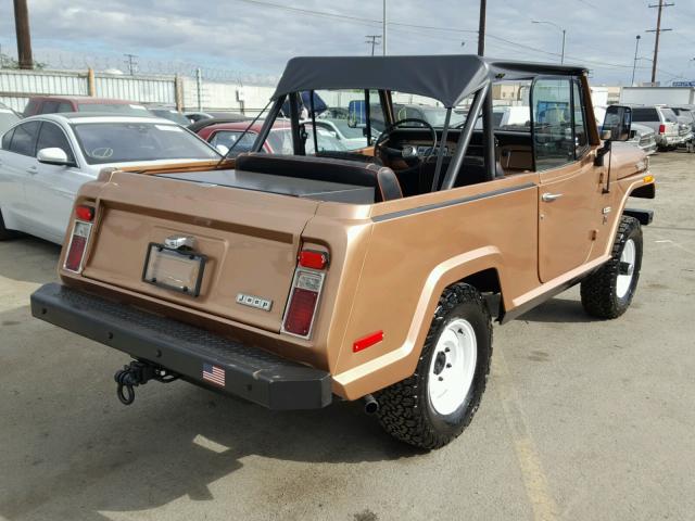 8705F1773893 - 1971 JEEP COMMANDO BROWN photo 4