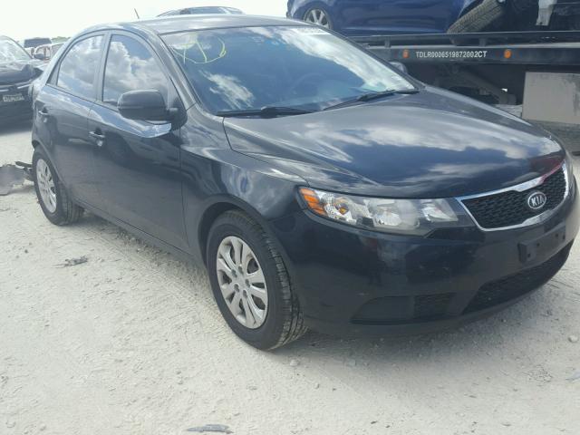 KNAFU4A27D5667613 - 2013 KIA FORTE EX BLACK photo 1