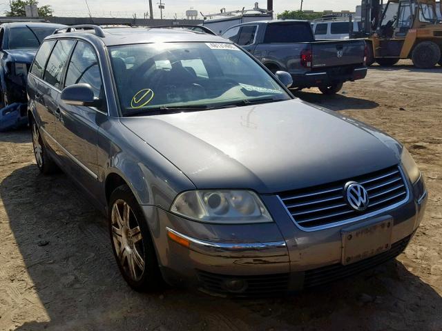 WVWCD63B35E124338 - 2005 VOLKSWAGEN PASSAT GLS GRAY photo 1