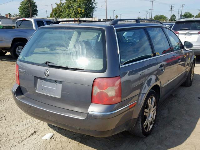 WVWCD63B35E124338 - 2005 VOLKSWAGEN PASSAT GLS GRAY photo 4