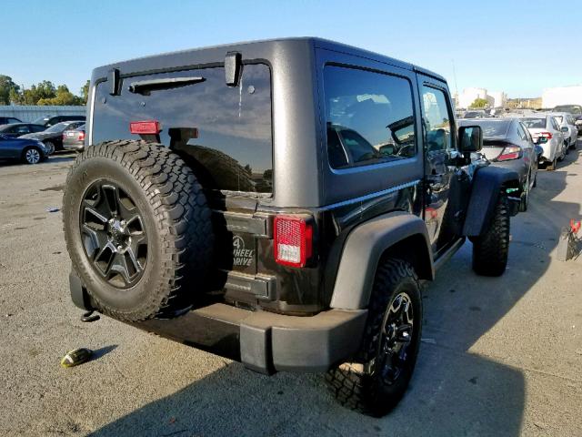 1C4AJWAG2EL295267 - 2014 JEEP WRANGLER S BLACK photo 4