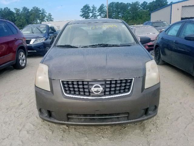 3N1AB61E37L000635 - 2007 NISSAN SENTRA 2.0 GRAY photo 9