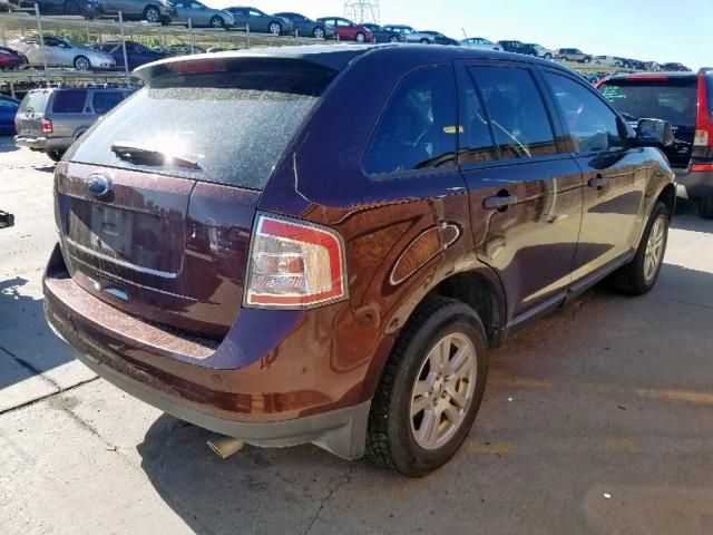 2FMDK36C19BA67387 - 2009 FORD EDGE SE MAROON photo 4