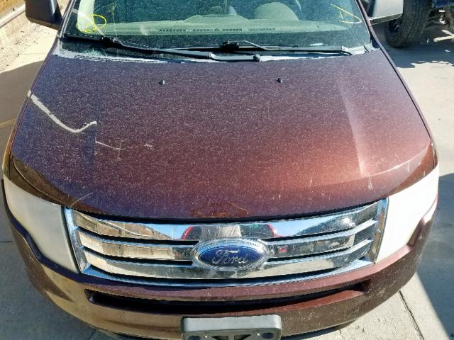 2FMDK36C19BA67387 - 2009 FORD EDGE SE MAROON photo 9