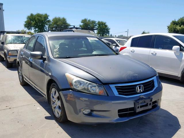 1HGCP36809A015789 - 2009 HONDA ACCORD EXL GRAY photo 1