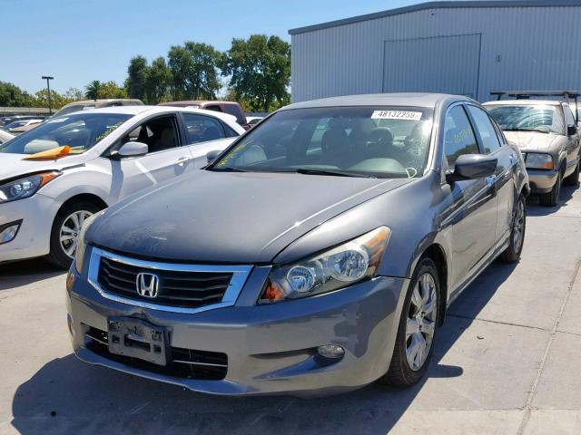 1HGCP36809A015789 - 2009 HONDA ACCORD EXL GRAY photo 2