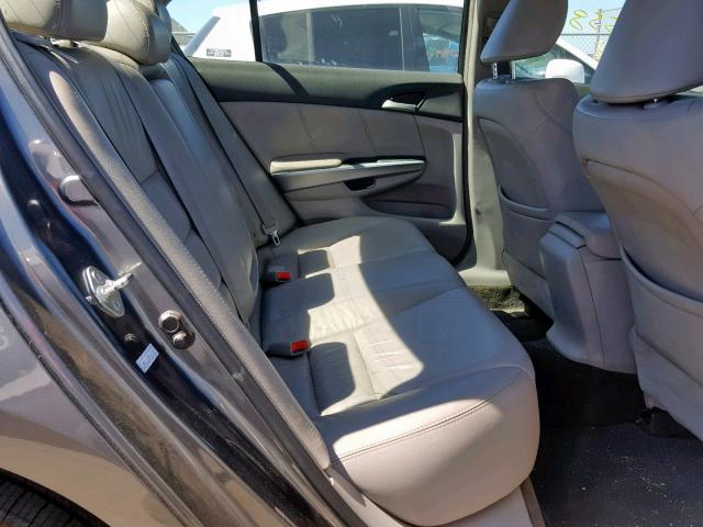 1HGCP36809A015789 - 2009 HONDA ACCORD EXL GRAY photo 6