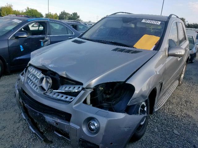4JGBB22E87A169531 - 2007 MERCEDES-BENZ ML 320 CDI BROWN photo 2