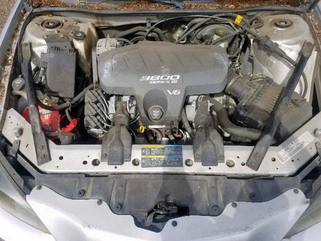 2G2WP522851208581 - 2005 PONTIAC GRAND PRIX SILVER photo 7