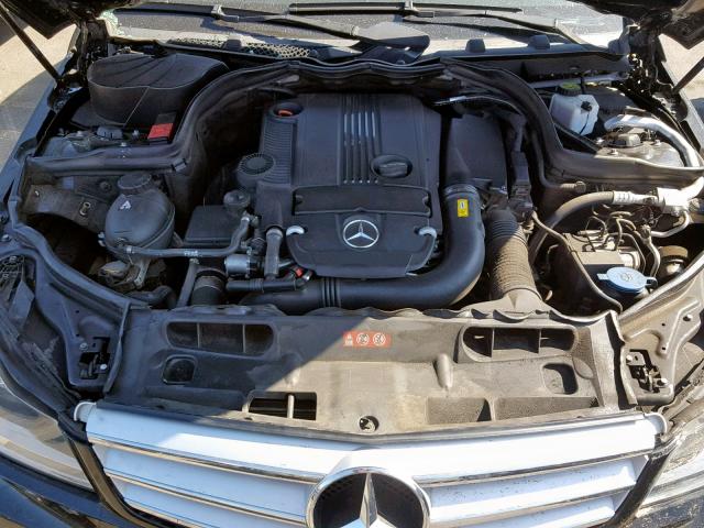 WDDGF4HB1CR239959 - 2012 MERCEDES-BENZ C 250 BLACK photo 7