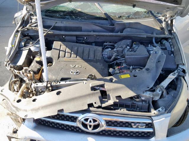 JTMZK31V186013166 - 2008 TOYOTA RAV4 LIMIT SILVER photo 7